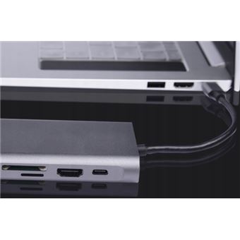 Macbook laptop type-c docking station vga hdmi converter hub 10 in 1 - Adaptadores - Los mejores precios | Fnac