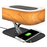 Cargador por inducción QI + Lámpara LED + Altavoces Bluetooth Smart Bonsai