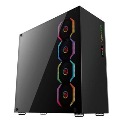 Talius Negro Caja Gaming Avalon E-Atx Rgb Cristal Templado Usb 3.0