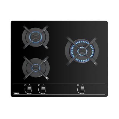 Placa De Gas Teka Gbc63010kbb Butano 3 Fuegos 60cm 6250w Negro