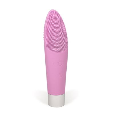 Cepillo Eléctrico De Silicona Para Limpieza Facial, Masajeador Y Afeitadora Dam Rosa Claro