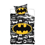 Juego de Cama BATMAN Funda de edredón 160 x 200 cm, funda de almohada 70 x 80 cm
