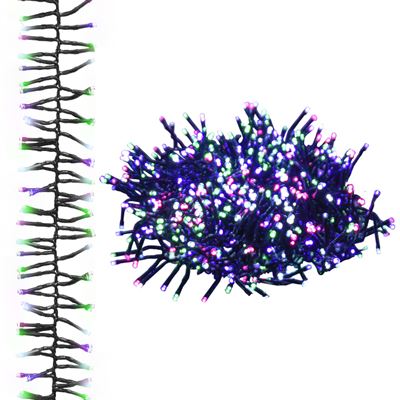 Tira De Luces Vidaxl De Racimo Con 3000 Led Pvc Pastel Multicolor 23 M