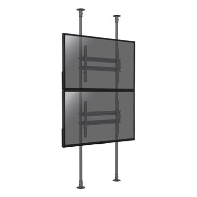 Soporte De Suelo-techo Kimex 032-1017k - Para 2 Tv 50""-100"" , Altura 300cm