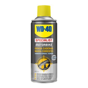 WD-40 Specialist Motorbike Lubricante Grasa de Cadenas en spray 400ml. Bicicleta y motos - 1