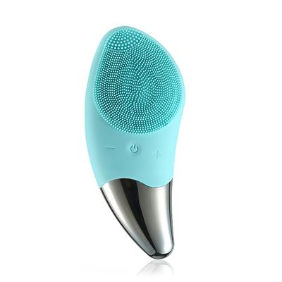 Cepillo Limpiador Facial Sónico De Silicona Con Masaje Batería Recargable Dam Turquesa