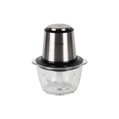 Picadora Eléctrica Cofan Olvera Inox Y Cuerpo De Cristal 400 W Capacidad 1,2 L