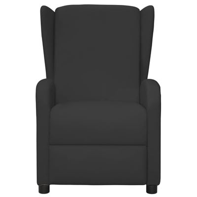 Sillón vidaXL orejero reclinable de cuero sintético gris, Sillones, Los  mejores precios