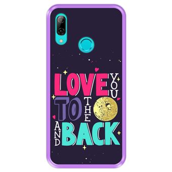 Funda Hapdey Morada Para Honor 10 Lite Huawei P Smart 19 Diseno Frase Romantica Love You To The Moon And Back 2 Silicona Flexible Tpu Fundas Y Carcasas Para Telefono