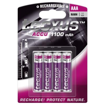 Pilas Recargables Tecxus aaa 1100mah (Pack 4)