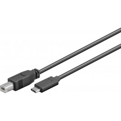 Cable USB-C™ a B, Negro Longitud Cable 1m 67985 - Imagen 4