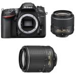 Pack Nikon D7200 + AF-P DX NIKKOR 18-55 mm f/3.5-5.6G VR + AF-S DX 55-200 mm f/4-5.6 ED VR II