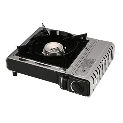 Cocina De Gas Klack Portátil Con Maletín – Inoxidable Encendido Piezoeléctrico Para Cartuchos De 230g