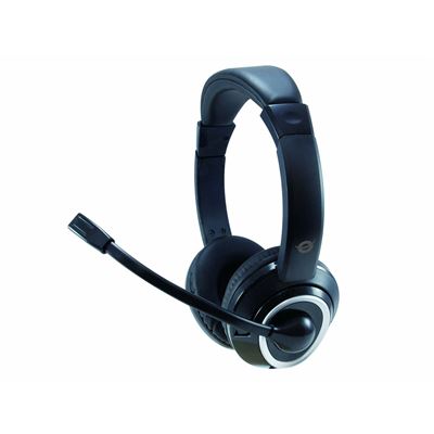 Conceptronic POLONA02BA Auriculares con Micrófono Negro - Imagen 4