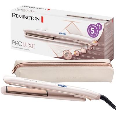 Plancha De Pelo Pro Luxe Straightener Remington S9100 150-230 ° C Crema Beige