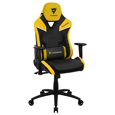 Silla Gaming Ergonómica Thunderx3 Tc5by Amarillo Cojines Removibles Air Tech