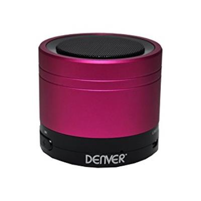 Altavoz Portatil Denver Bts-20 Pink Bluetooth, Rosa