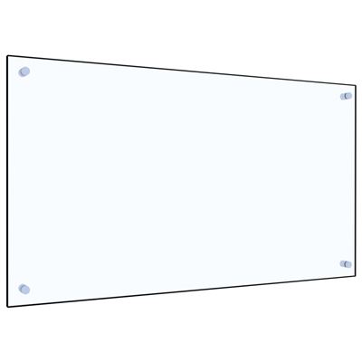 Protector Contra Salpicaduras Cocina Vidrio Templado 90x50 Cm Vidaxl