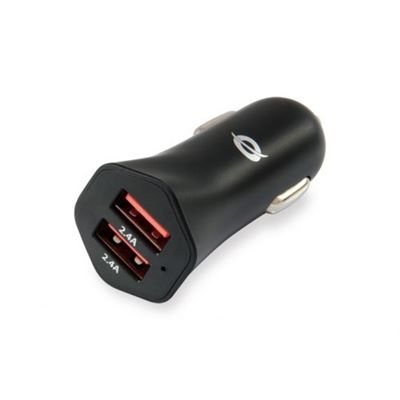 Conceptronic Cargador Usb Coche 24W