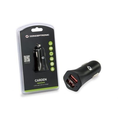 Cargador Usb Coche Conceptronic 24w