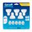 Bombilla LED GU10 7W 110º, 500lm, Luz neutra pack 5 bombillas + 5 casquillos_0