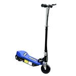 Patinete Eléctrico Plegable tipo Scooter con Manillar Ajustable - Color Azul - 81.5x37x96cm