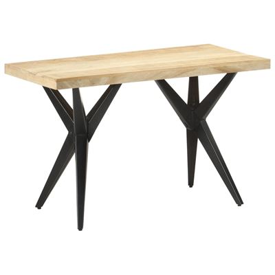 Vidaxl Mesa De Comedor Madera Maciza De Mango 120X60x76 Cm 15,06 Kg