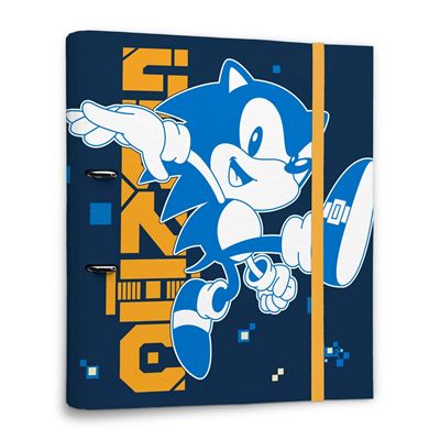 Carpeta 2 Anillas Sonic The Hedgehog