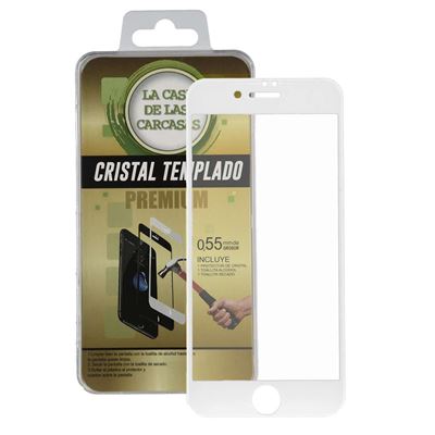 La Casa De Las Carcasas Blanco Cristal Templado Completo Para Iphone 6