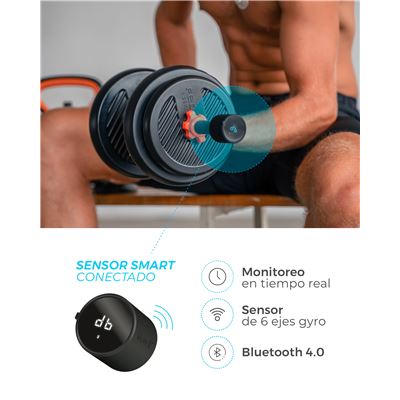Smart Kit de musculación Xiaomi FED mancuernas + barra + pesa rusa 10 Kg +  sensor, Musculación, Los mejores precios