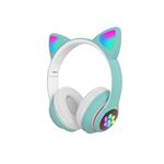 Auriculares inal mbricos de audio Bluetooth con orejas de gato con