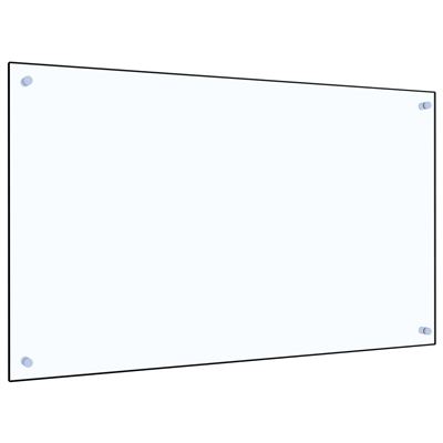 Protector Contra Salpicaduras Cocina Vidrio Templado 100x60 Cm Vidaxl