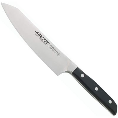 Cuchillo Japonés Rocking Santoku Serie Manhattan De Arcos 190 Mm