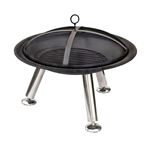 Chimenea RedFire de cuenco Chicago acero 75 cm negra 85013