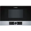 Microondas - Bosch BFL634GS1 (Integrado, 21 L, 900 W, Tocar, Acero inoxidable, TFT)