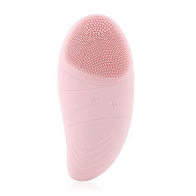 Cepillo De Limpieza Facial Con Cabezal De Silicona Dam Rosa Claro