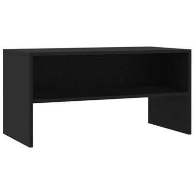 Mueble Para Tv Vidaxl Aglomerado Negro 80x40x40 Cm