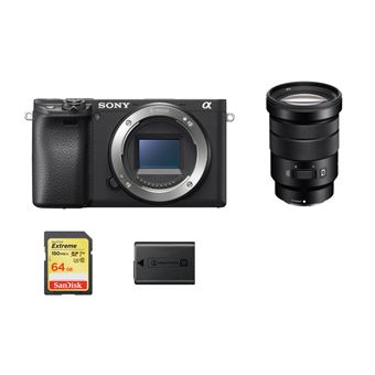 Sony A6400 Body Negro + Sony SEL 18-105MM F4 G OSS + SD 64GB + NP-FW50 Battery - 1
