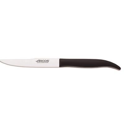 Cuchillo Liso Chuletero Arcos De Mesa 372900 Monoblock De Una Pieza De Acero Inoxidable De Y Hoja De 11 Cm En Caja