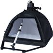 Maleta de estudio fotográfico portátil BeMatik de 50cm con foco y trípode