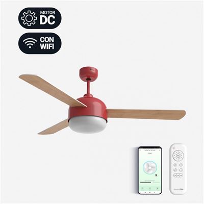 Ventilador De Techo Con Aspas Ocultas Universalblue Duster 7042w Blanco