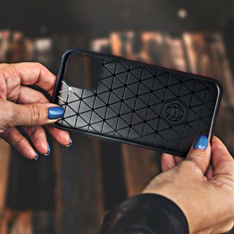 Cool Funda Carbón Negro para Xiaomi Mi 11 Lite/Mi 11 Lite 5G