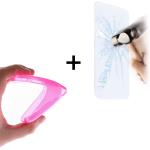 WoowCase | Funda Gel Flexible para [ Samsung Galaxy S6 Edge Plus ] [ +1 Protector Cristal Vidrio Templado ] Ultra Resistente contra Arañazos y Golpes Dureza 9H, PACK Carcasa Case Silicona TPU Suave Rosa
