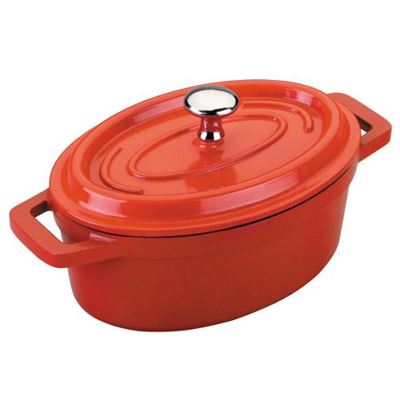 Olla Oval Cocotte Mini Aluminio Fundido Lacor