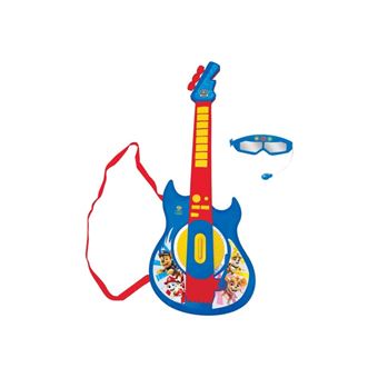 Guitarra electrónica luminosa con gafas y micrófono integrado - Patrulla canina Lexibook - 1