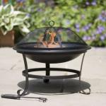 Chimenea de cuenco Albion acero 51 cm negra 85014