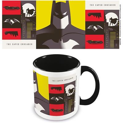 Taza Batman El Cruzado De La Capa Colores Dc 320ml