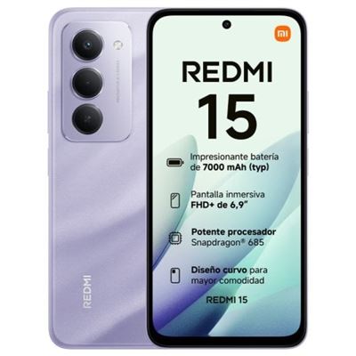 Xiaomi Redmi 15 4g 8gb/256gb 6,9"" Púrpura Arenoso