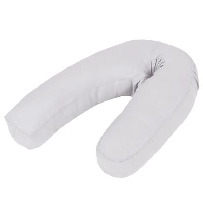 Almohada De Embarazo Vidaxl, Con Forma De J 54x43 Cm Gris