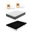 Pack Colchón Flex Nimbus Visco + Base Tapizada Reforzada Negro + 2 Almohadas Flex Lider 180x190_0